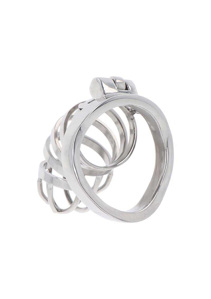Chastity Cock Cage | M | Metal | Built-in lock
