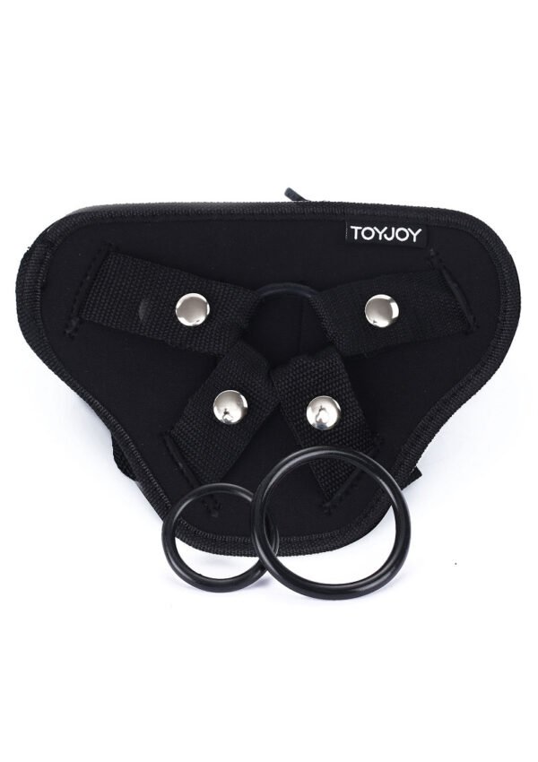 10143_BLACK_06 Strap-on ToyJoy | Full Cover Harness