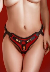 17165_RED_01 Strap-on Taboom | Bondage in Luxury Harness