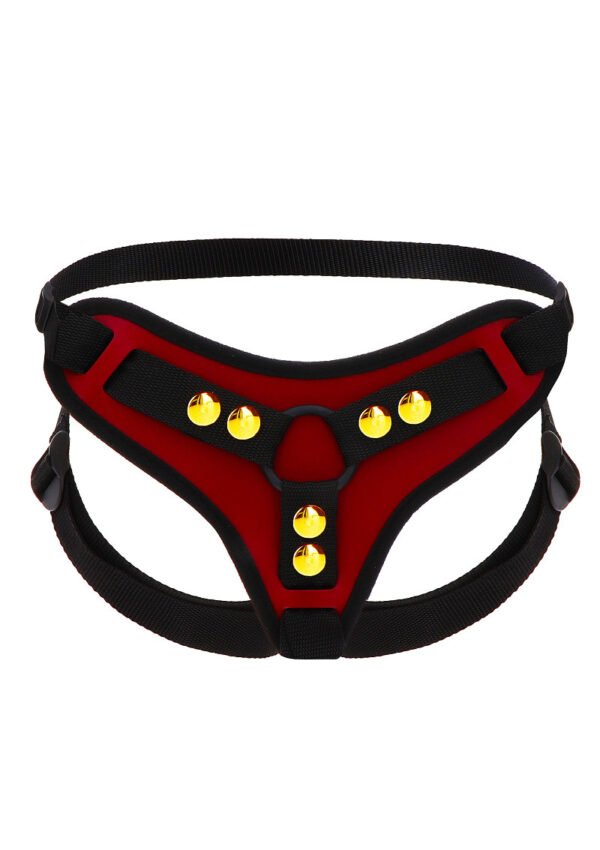 17165_RED_03 Strap-on Taboom | Bondage in Luxury Harness