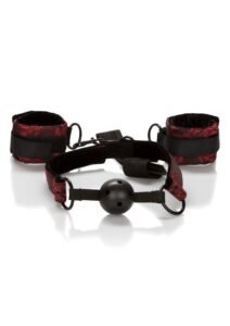 12990_BLACK_01_56e83761-f2d1-4156-b341-e7dac9bd7dc1 CalExotics | Breathable Ball Gag With Cuffs