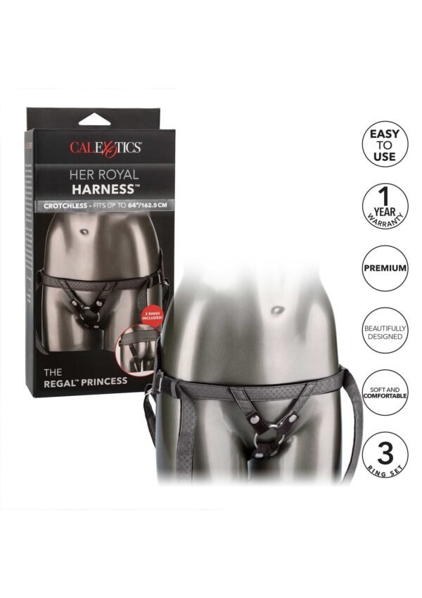 CalExotics | Harness The Regal Princess Grey