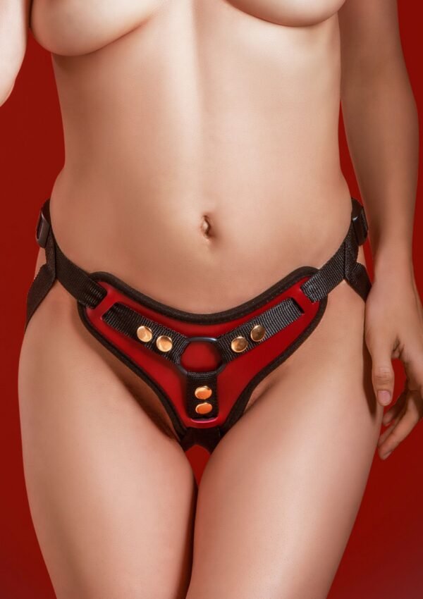 Taboom |  Strap-On Harness Red