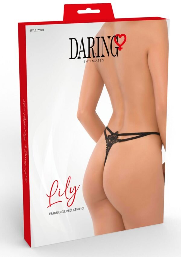 Daring Intimates | Lily Embroidered String