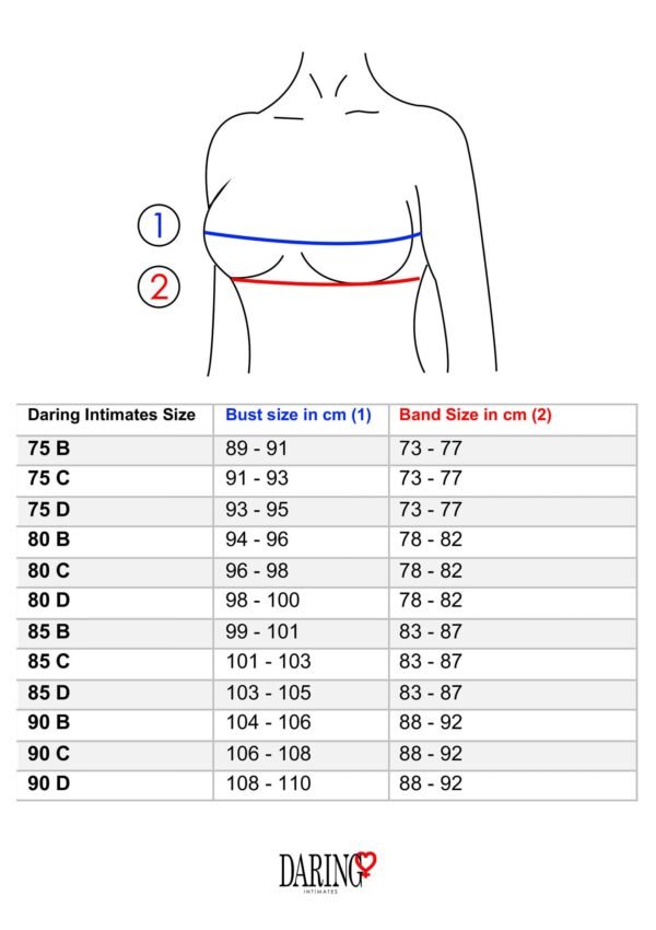 76232_BLACK_07 Daring Intimates | Push Up bra with racerback