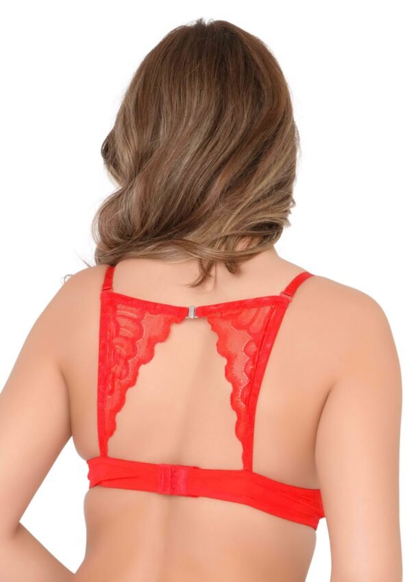 76232_RED_02 Daring Intimates | Push Up bra with racerback