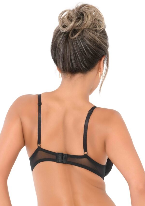 76234_BLACK_02 Daring Intimates | Day & Night 1/4 cup bra