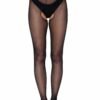 85045_BLACK_06_acfcba10-a22b-43e6-bbad-e882ee4fb680 Leg Avenue | Sheer Crotchless Pantyhose