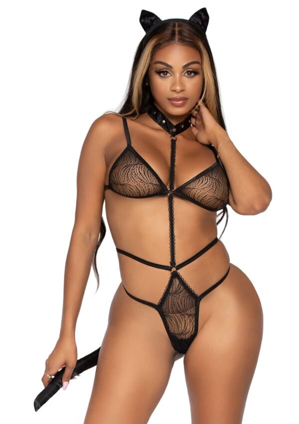 85211_BLACK_03_a93dab3f-5b62-4105-b1d8-f2de13b368d4 Leg Avenue | Sexy Kitten Teddy
