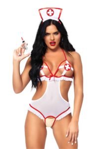 85277_WHITE_01_c700f92e-e620-4d7b-9ada-505f60705e2b Leg Avenue | Naughty Nurse Teddy