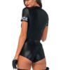 88224_BLACK_02 Leg Avenue | Flirty Five-0 Cop Romper