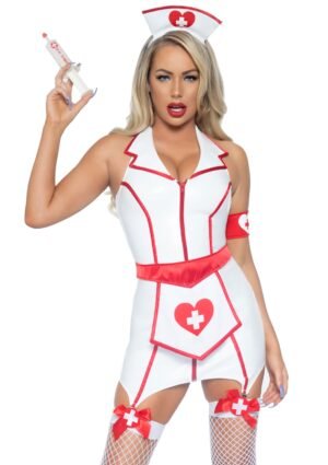 Leg Avenue | Vinyl Er Hottie Dress