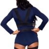 88240_BLUE_02 Leg Avenue | Flirty Cop Romper