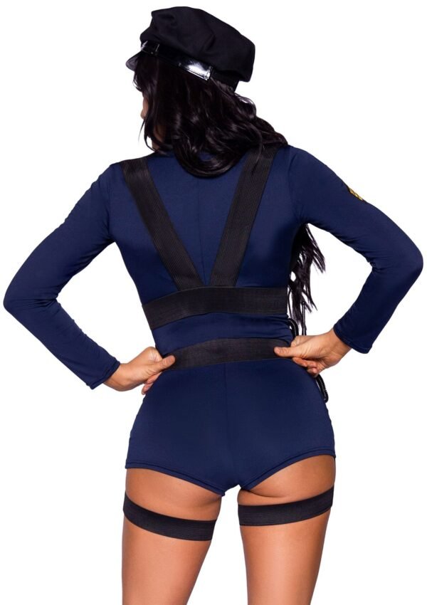 88240_BLUE_02 Leg Avenue | Flirty Cop Romper