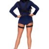 88240_BLUE_05 Leg Avenue | Flirty Cop Romper