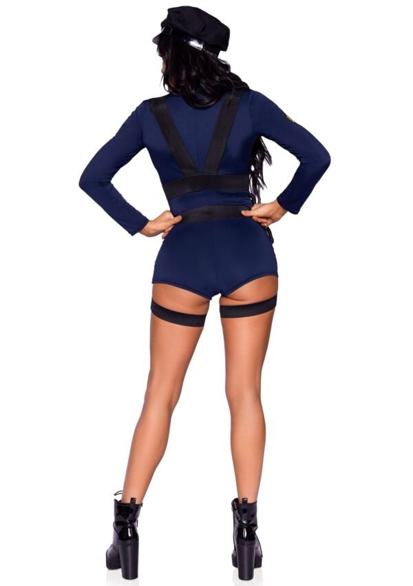 88240_BLUE_05 Leg Avenue | Flirty Cop Romper