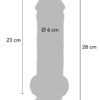 11239_SKIN_09 ToyJoy | Get Real Deluxe Dual Density Dildo TPE