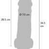 11241_SKIN_09 ToyJoy | Get Real Deluxe Dual Density Dildo TPE