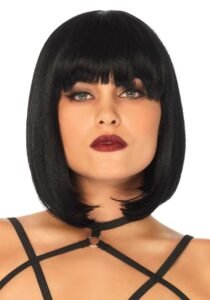 87800_BLACK_01_e40cc142-25a1-4321-bb13-2ee81095e19f Leg Avenue | Short Natural Bob Wig Black