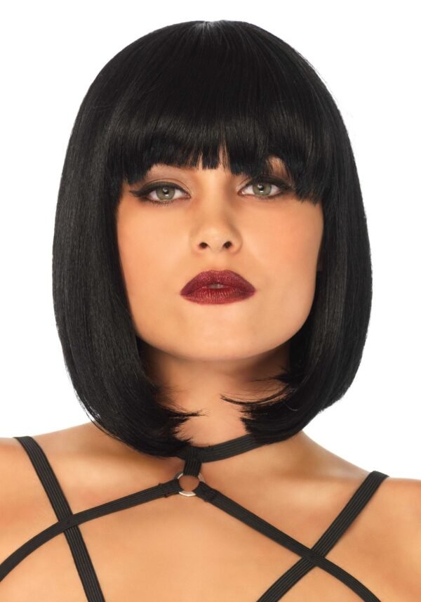 87800_BLACK_01_e40cc142-25a1-4321-bb13-2ee81095e19f Leg Avenue | Short Natural Bob Wig Black