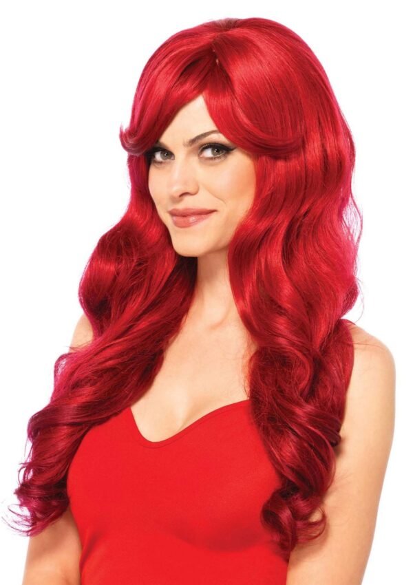 87801_RED_01_e96c72d4-ec97-4143-addb-215e1b318ab5 Leg Avenue | Long Wavy Stunning Wig Red