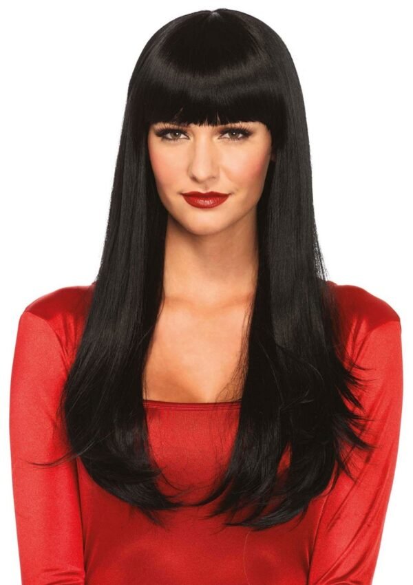 87802_BLACK_01_6d438f29-3ed5-439c-b194-c0fcd1886c04 Leg Avenue | Bangin' Long Straight Wig