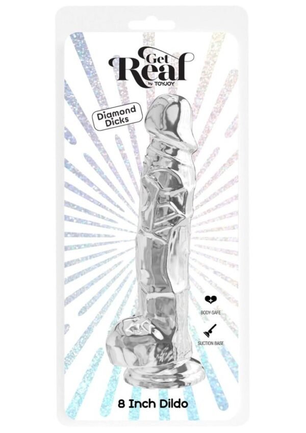 Dildo ToyJoy | Clear with balls 15, 18, 20cm