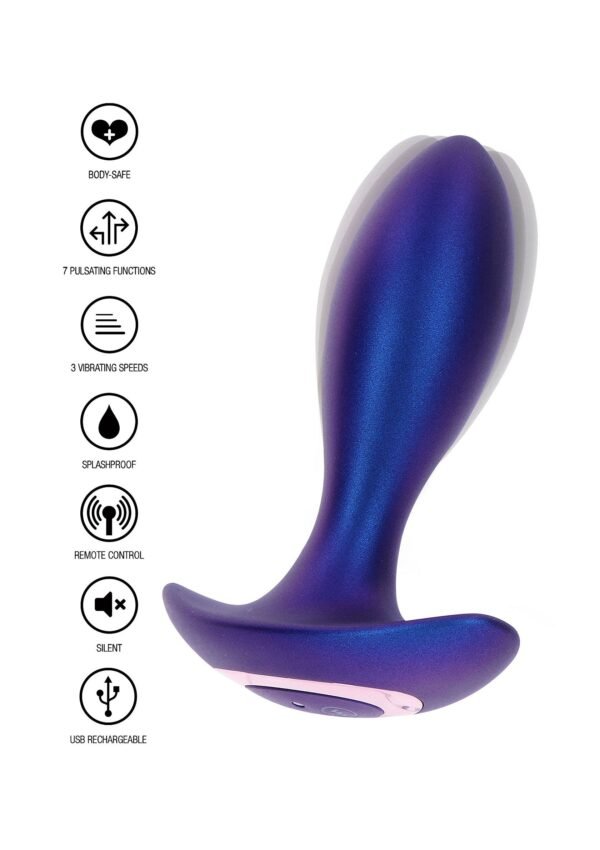 10220_BLUE_07 ToyJoy | The Brave Vibrating Anal Plug