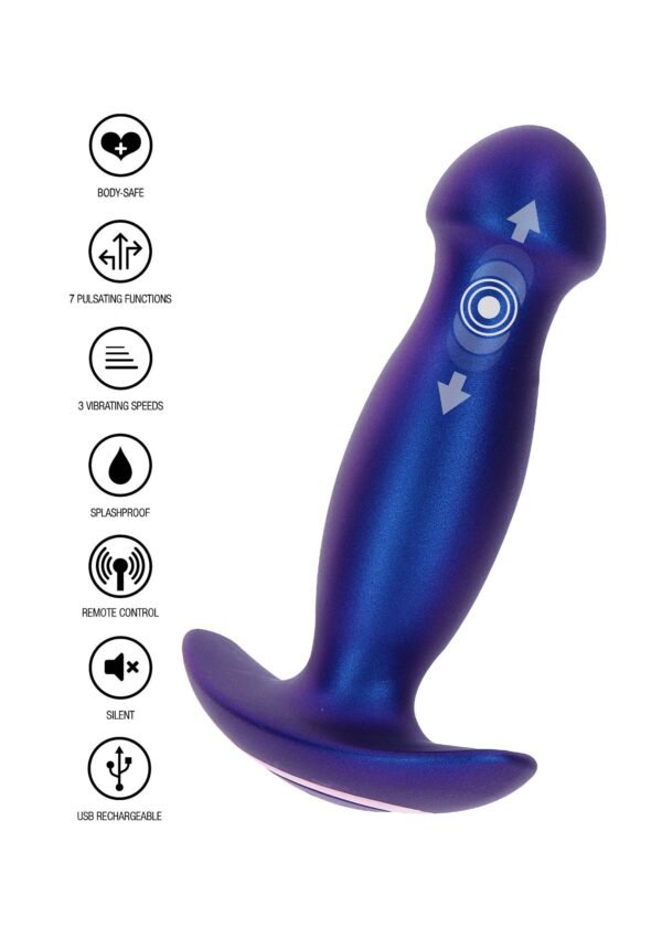 10224_BLUE_07 ToyJoy | Magn Pulse Vibrating Plug