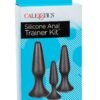 12115_BLACK_02_1fb287a2-495d-4abb-8cd8-2eff39d122d2 CalExotics | Silicone Anal Trainer Kit Black