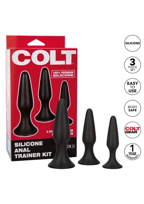 12617_BLACK_05_97d2e1a7-3118-473e-b792-df6171cfacac CalExotics | Colt Silicone Anal Trainer Kit