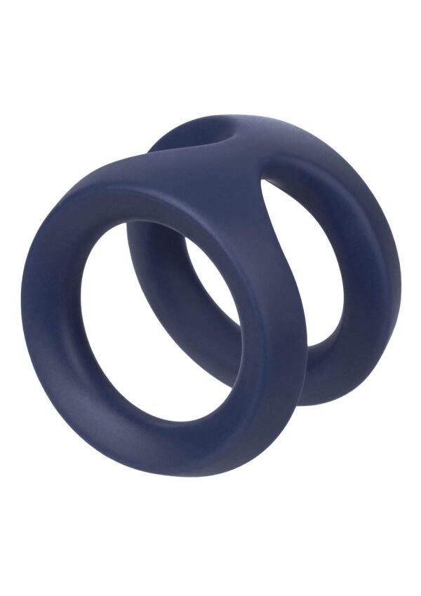 CalExotics | Viceroy Dual Cock Ring Blue