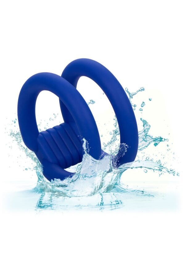 CalExotics | Admiral Dual Cock Cage Blue