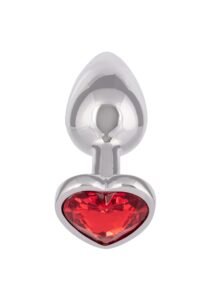 16514_RED_01_b6f2a3fd-fe9c-4cb6-b718-5a8f60b2882b CalExotics | Jewel Small Ruby Heart Plug