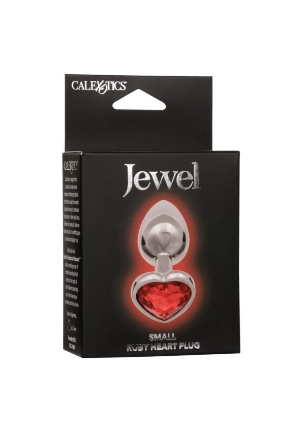 CalExotics | Jewel Small Ruby Heart Plug