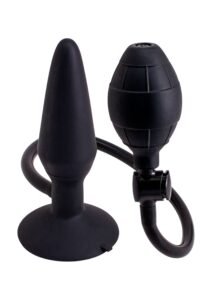25203_BLACK_01_9cd496f6-bfc5-494c-91a0-f53e01514de2 Seven Creations | Inflatable Butt Plug Medium