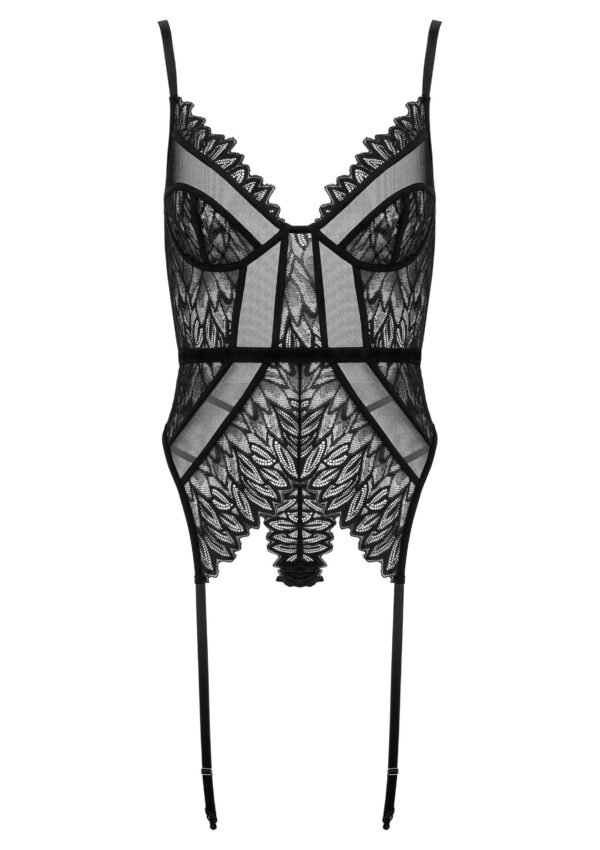 Kotek |  Corset And Thong CO102 Black