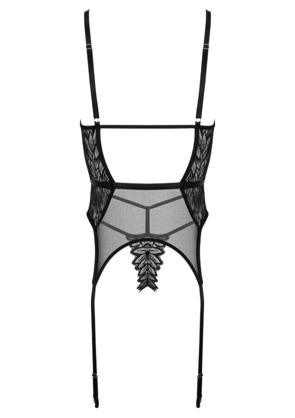 Kotek |  Corset And Thong CO102 Black