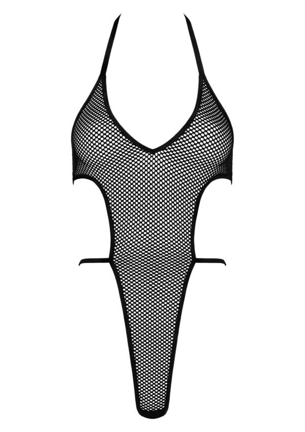 79893_BLACK_03 Kotek | Black Bodysuit BD104 Fishnet