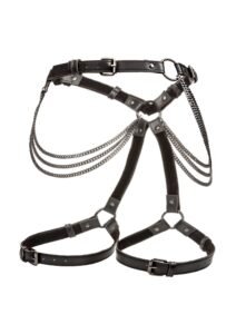 16709_BLACK_01_4a0b4f37-a465-4e29-a090-220365528732 CalExotics | Chain Thigh Harness Plus