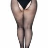 Leg Avenue | Plus Crotchless Pantyhose