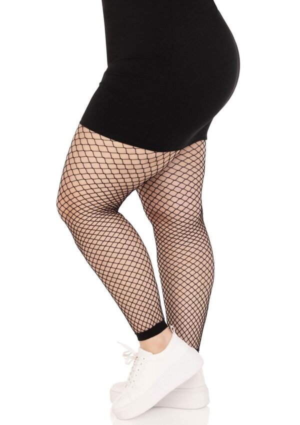 Leg Avenue | Plus Industrial Net Footless Tights