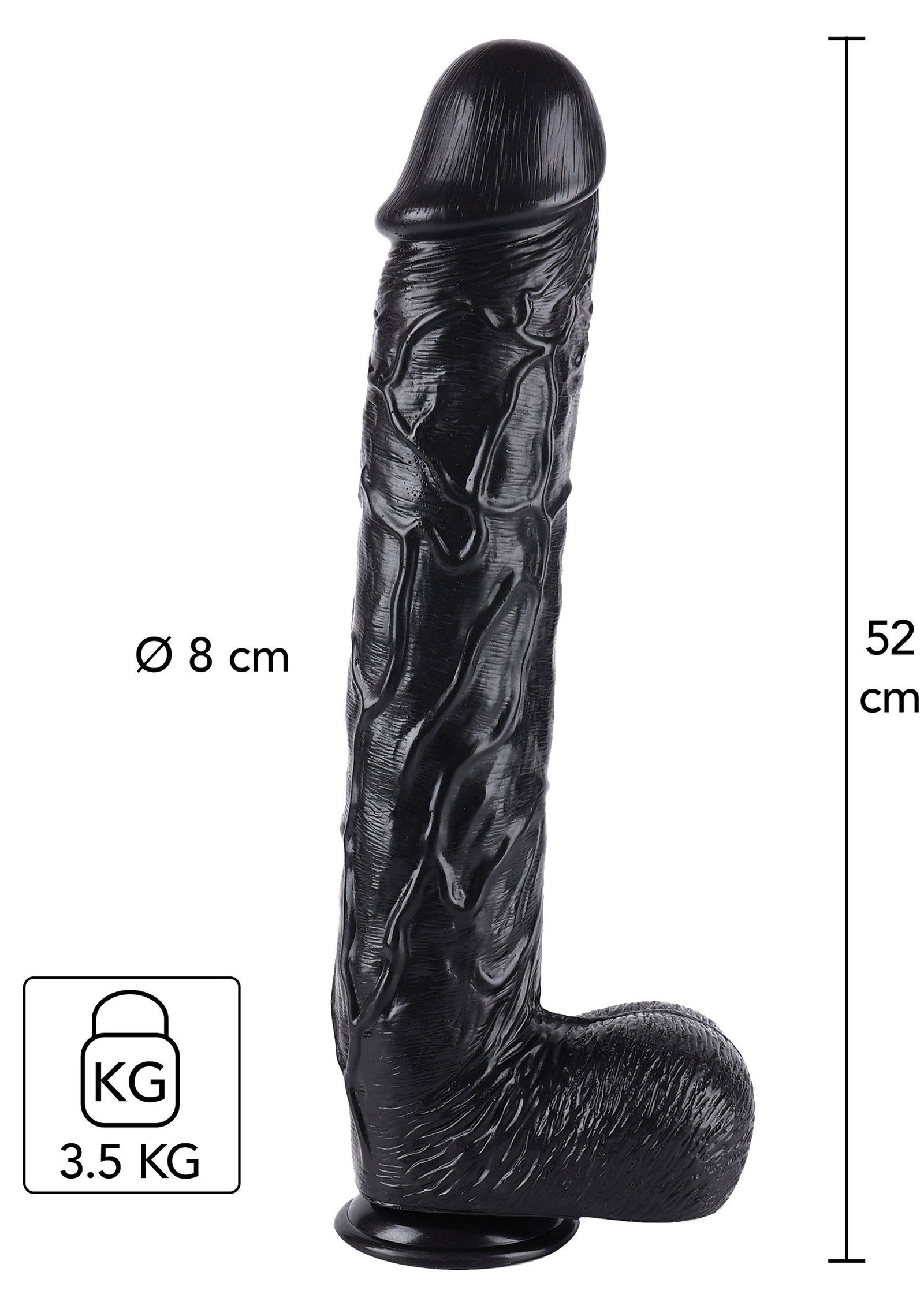 16894_BLACK_01_74a846ab-6251-4545-922f-7649145cb901 Hidden Desire | Extreme Dong Dildo 52 cm