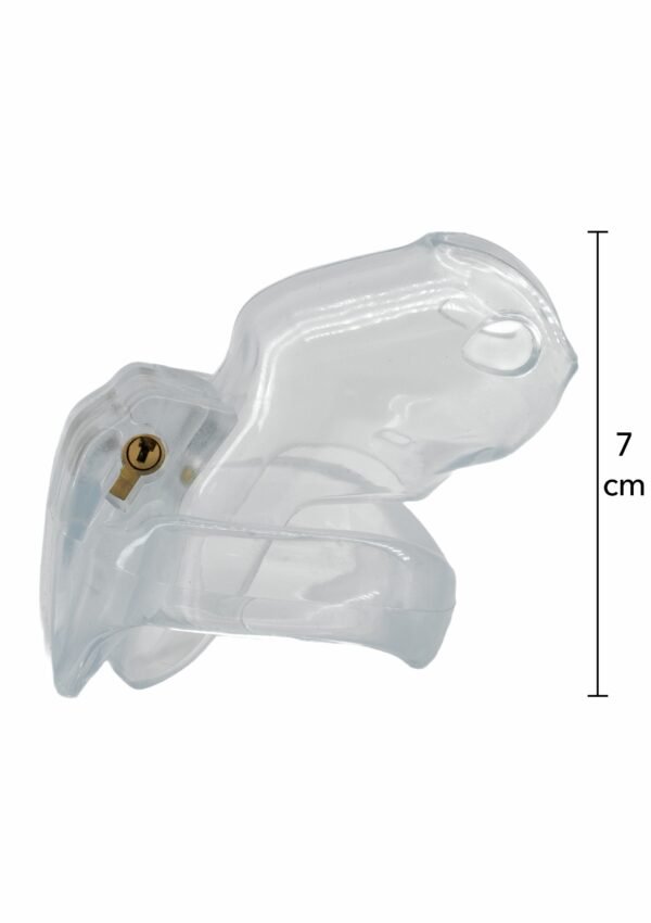 20356_CLEAR_03 Hidden Desire | Clear Control Cock Cage Short