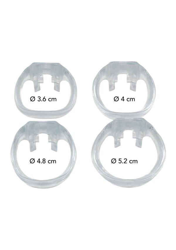 20356_CLEAR_04 Hidden Desire | Clear Control Cock Cage Short